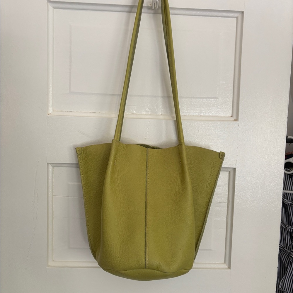 Portland Leather Olive Shoulder Bag